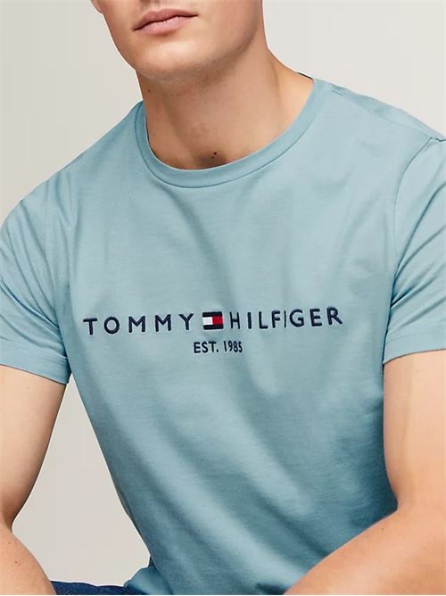 tommy logo tee TOMMY HILFIGER | MW0MW11797CYW